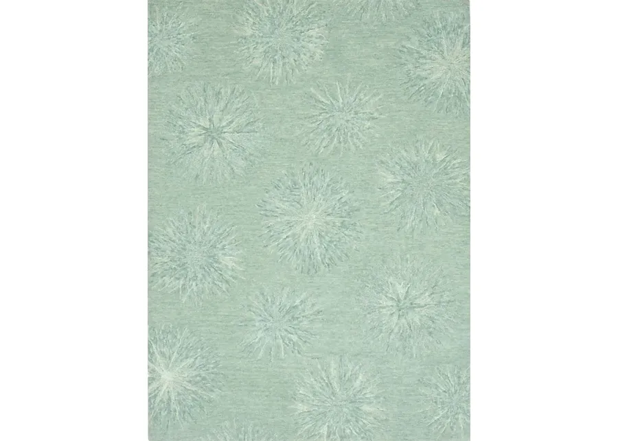 Tishamingo Turqouise 7'6 x 9'6 Rug-Turquoise