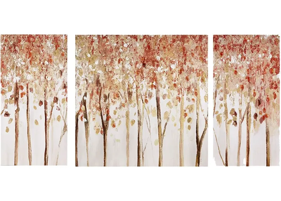 The Start Of Fall Red Artwork, Set of 3-27
