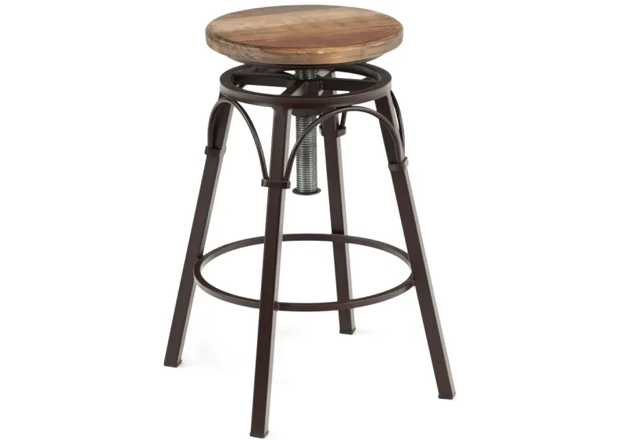 Multus Adjustable Height  Swivel Stool