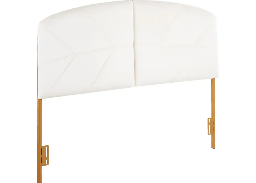 Blache Cream Queen Headboard-Cream