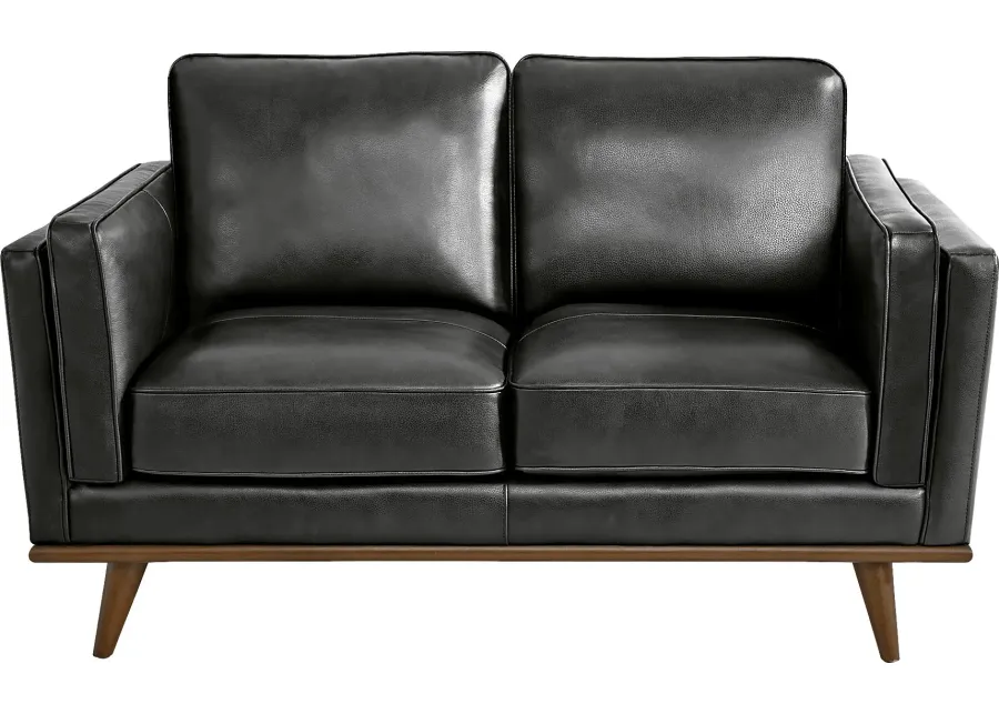 Cassina Court Black Leather Loveseat-61 1 46613-cassina-court-black-leather-loveseat-61-1.webp
