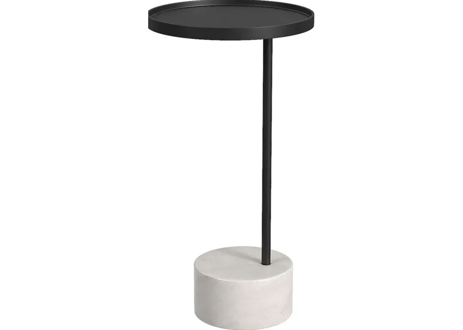 Fensmere Black Accent Table-Black