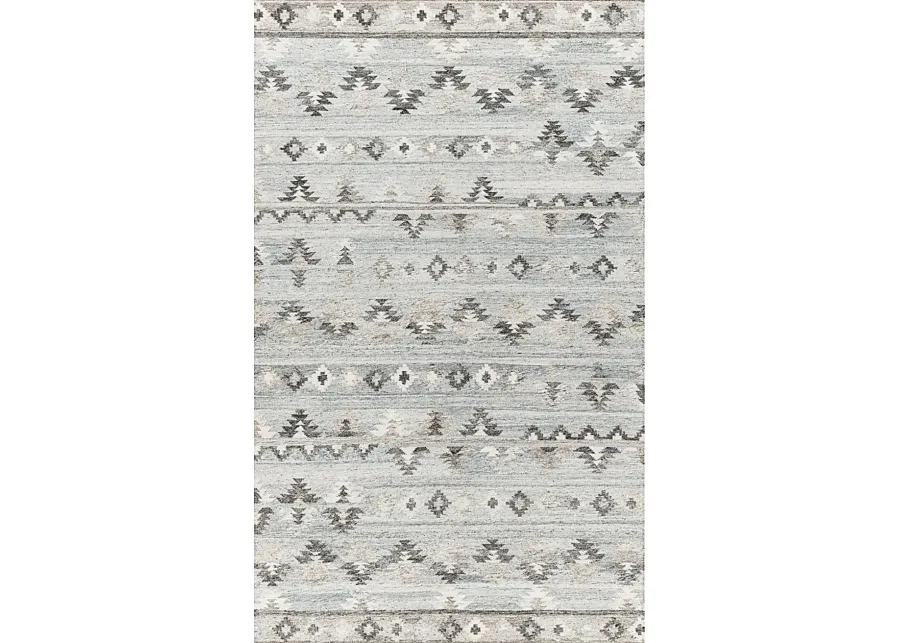 Griscom Blue 5' x 7'5 Rug-Blue