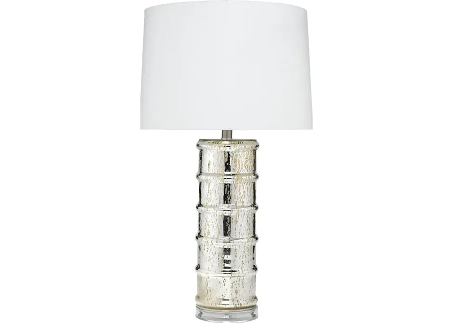 Galina Edge Silver Lamp-Silver