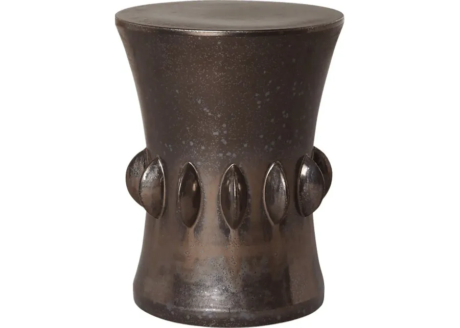 Rainford Gun Metal Outdoor Stool-Gunmetal
