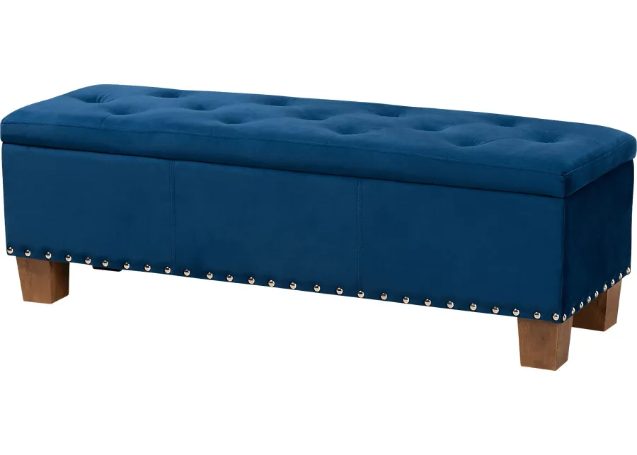 Arcanet Navy Storage Bench-Navy