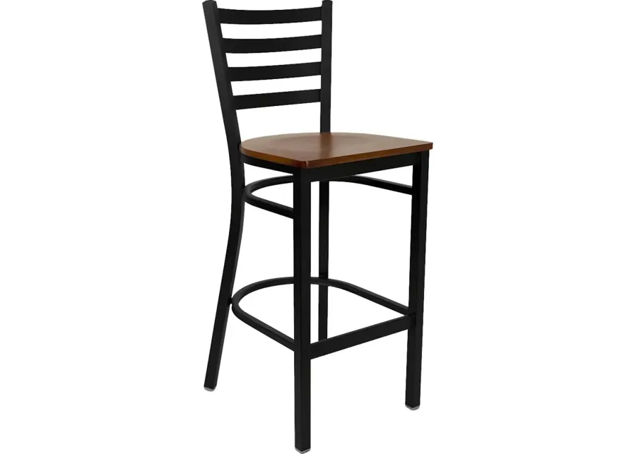 Averil Cherry Barstool-Black