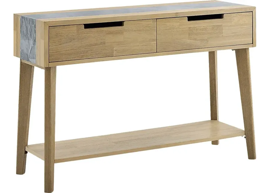 Zhane Natural Sofa Table-45