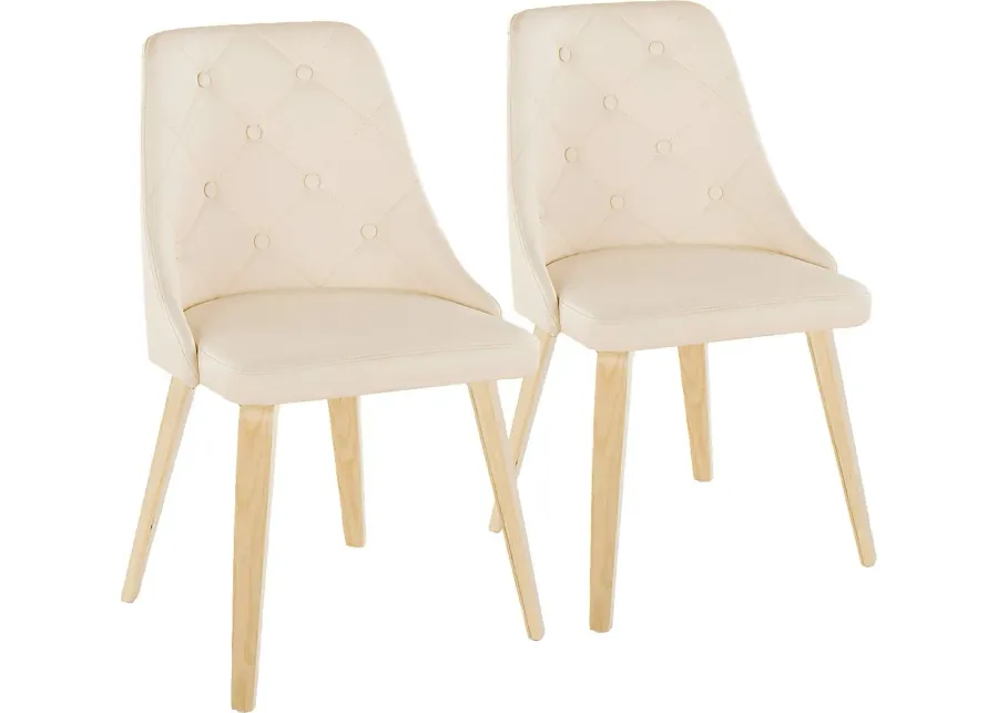 Wytona I Natural Side Chair, Set of 2-Natural