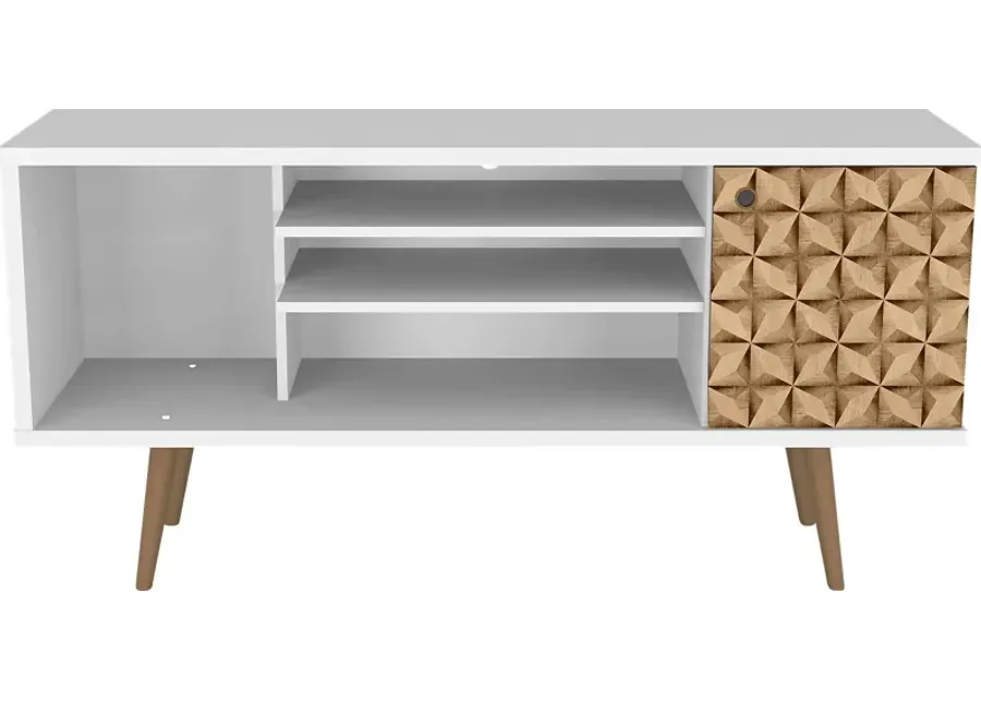Ettrick White 53 In. Console-White
