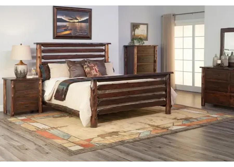 Modern Cedar Queen Bedroom Suite
