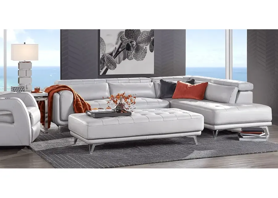 Hudson Heights Platinum 6 Pc Sectional Living Room-117