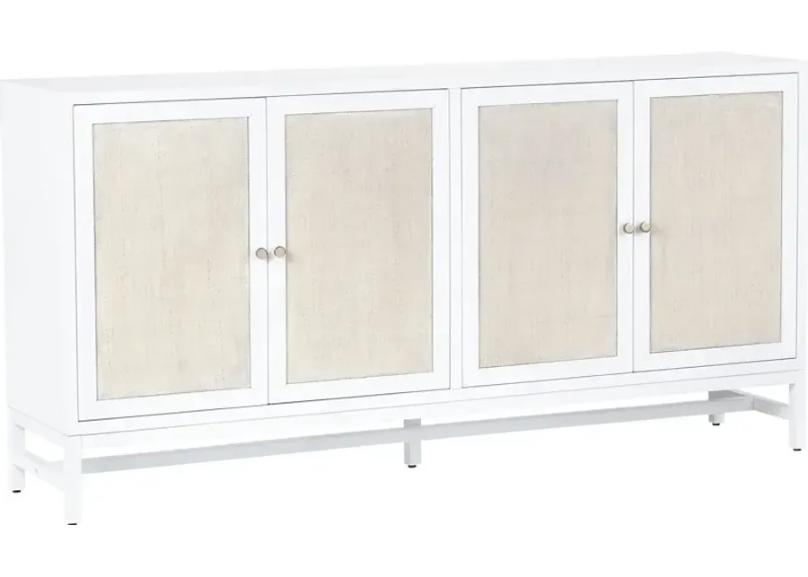 Parkmont White Sideboard-White