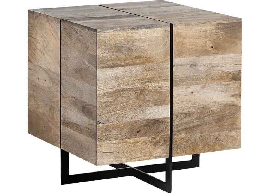 Tokach Tan End Table-Tan