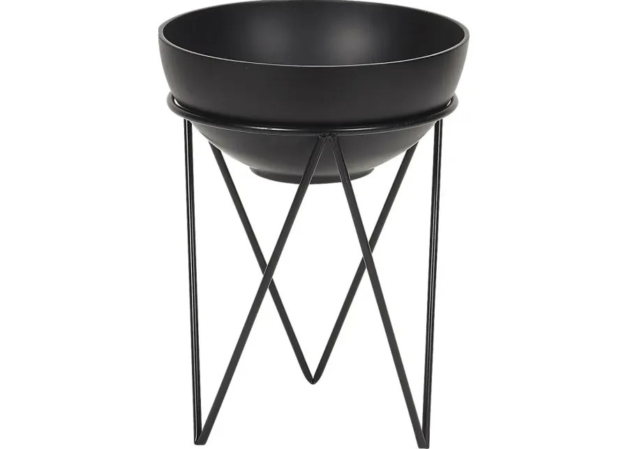 Thaliea Black Planter-Black