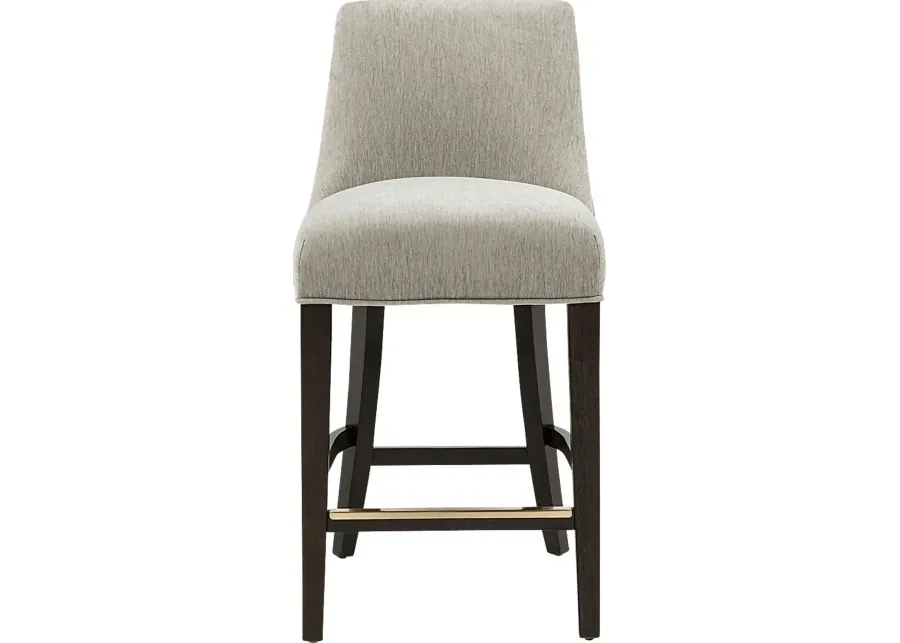 Alpireyen Taupe Counter Height Stool-Taupe
