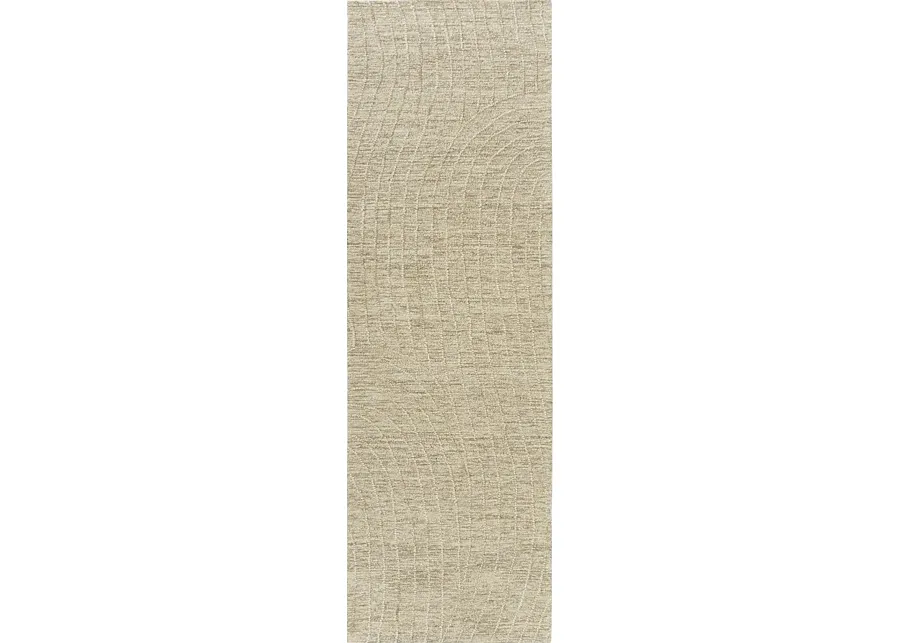 Caztoa Beige 2'6 x 8' Runner Rug-Beige
