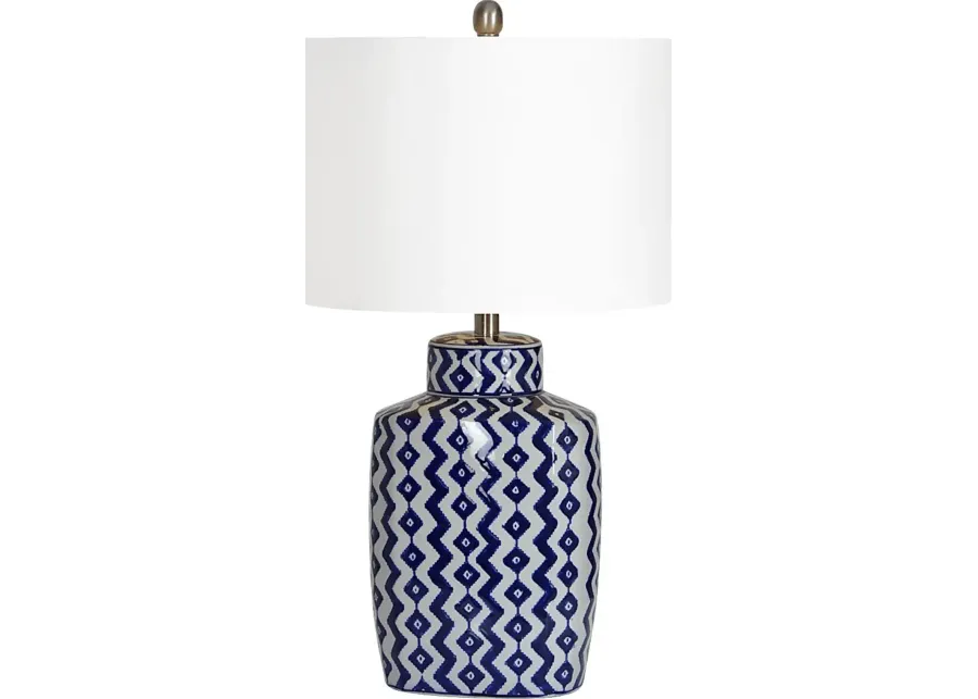 Corwin Blue Lamp-Blue