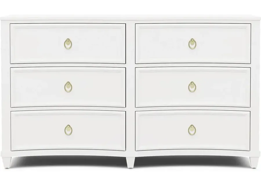 Kids Jaclyn Lane White Dresser-57.99