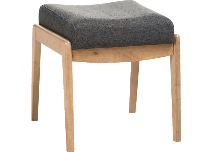Creswell Gray Ottoman-Gray