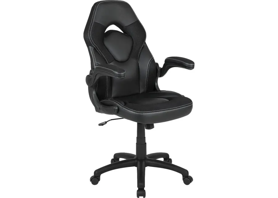 Tournne Black Office Gaming Chair-Black