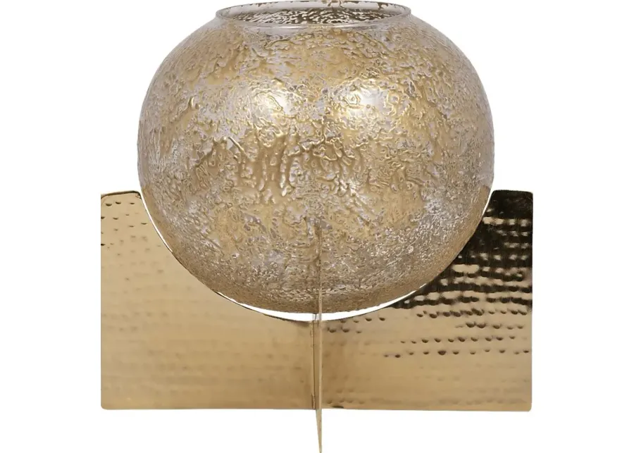 Ginter Gold 10 in. Votive Candle Holder-Gold