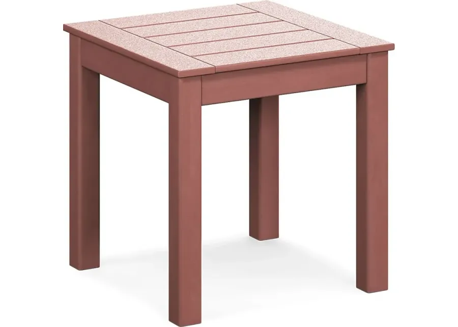 Addy Red Outdoor End Table-18