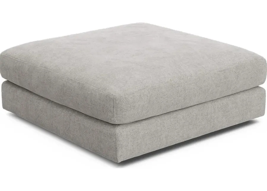 ModularThree Gray Bumper Ottoman-47