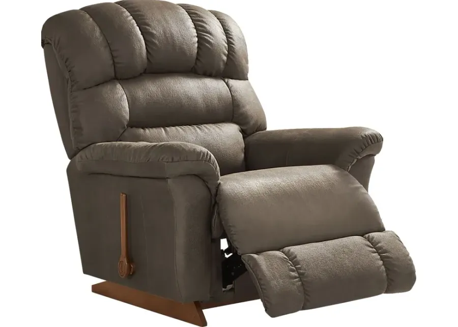 La-Z-Boy Randell Gray Rocker Recliner-45.5