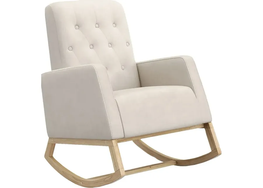 Nursery Doreni Ivory Rocker-Ivory, Natural
