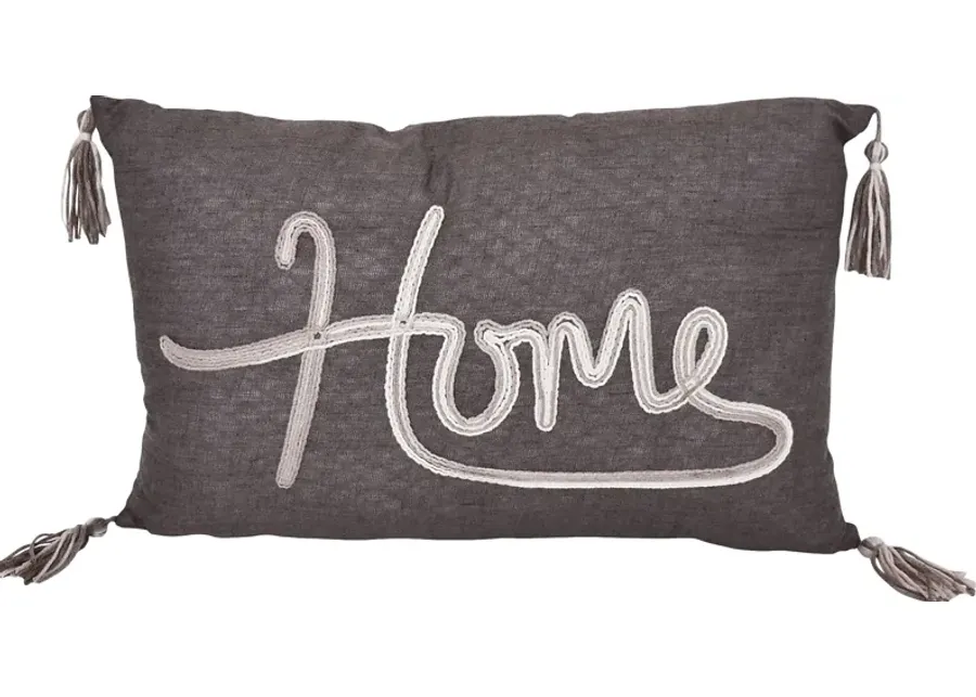 Jetal Gray Throw Pillow-Gray