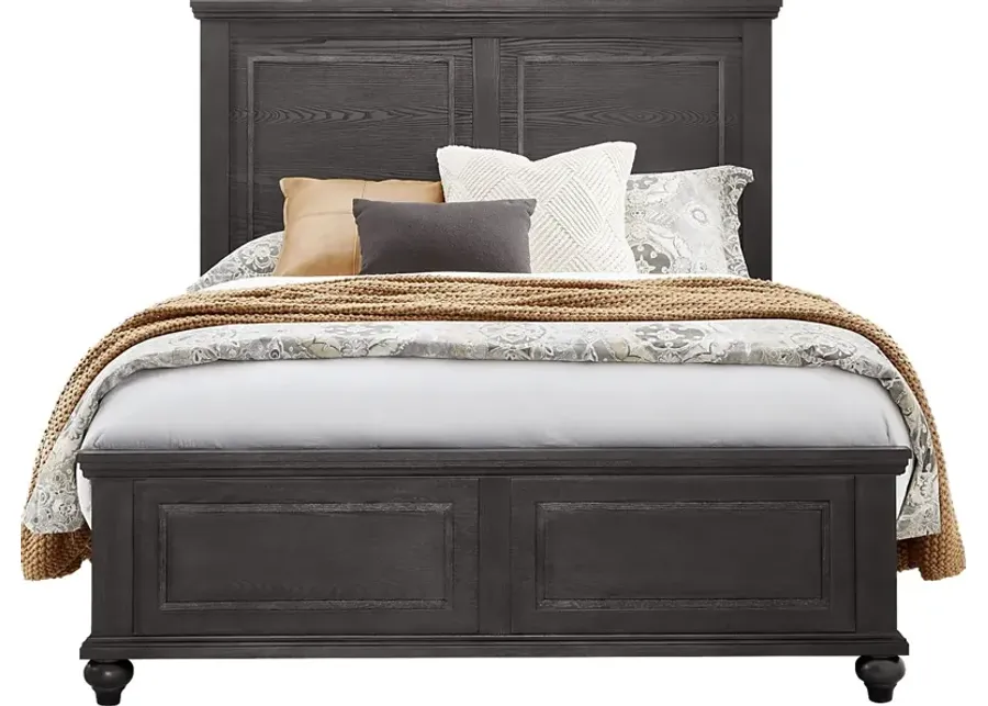Ridgefield Ebony 3 Pc Queen Panel Bed-65.13