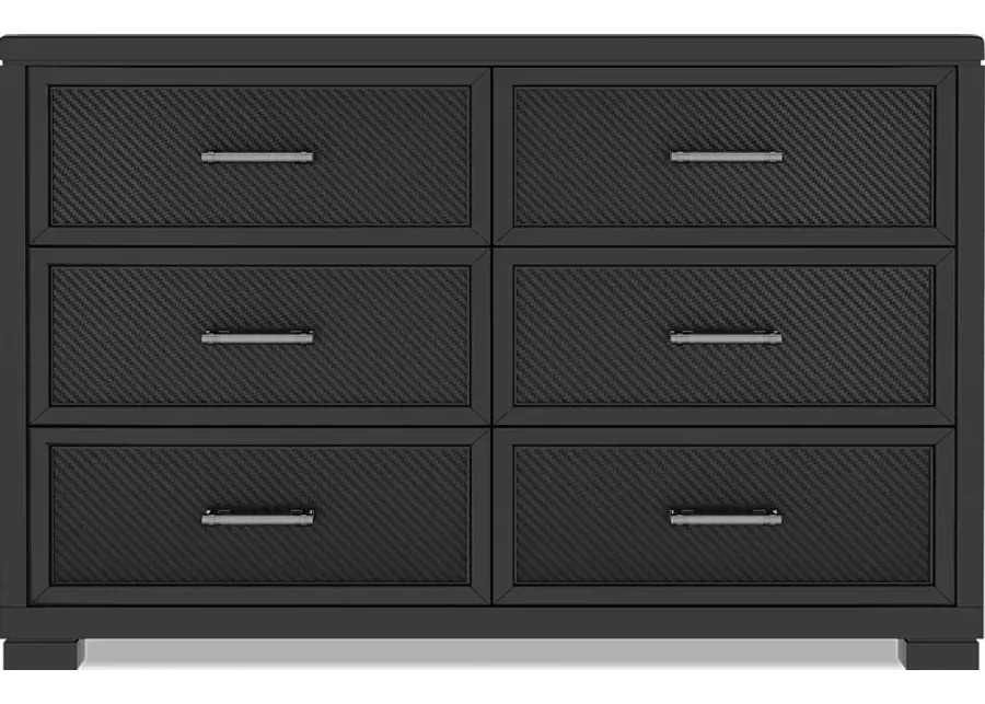Kids Carbon Optix Black Dresser-53.98