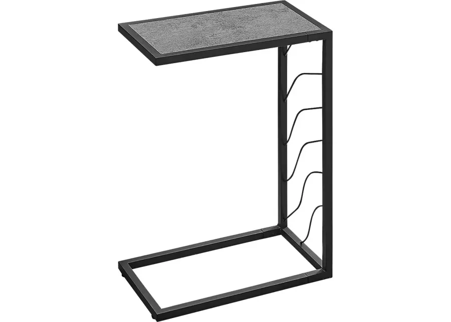 Brimmer Way Gray Accent Table-Gray