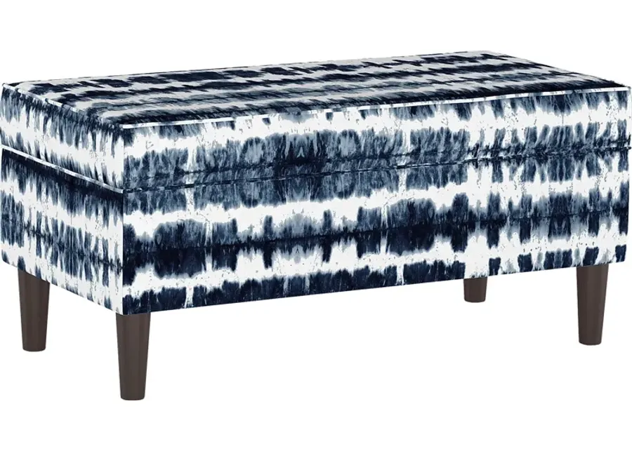 Ralson II Navy Storage Bench-Navy