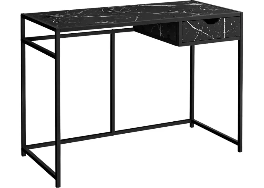 Everina Black Desk-Black