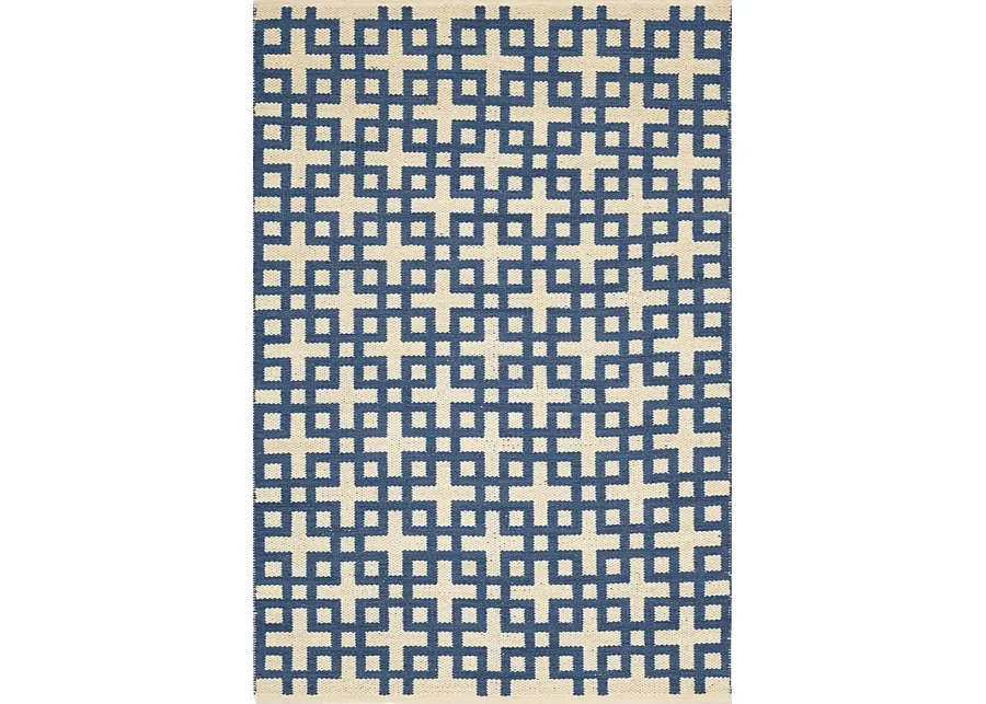 Novara Indigo 7'9 x 10'10 Rug-94.8