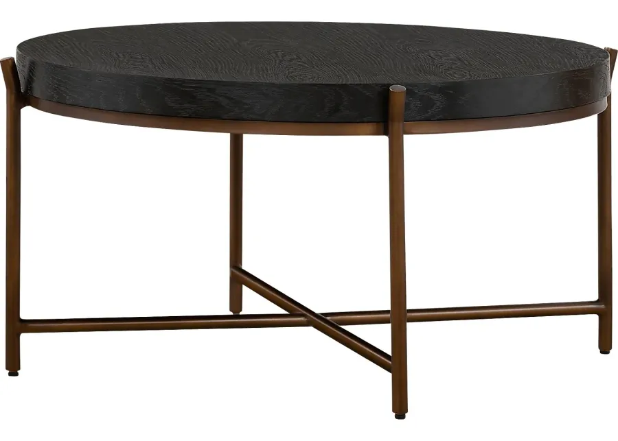 Levyia Black Cocktail Table-Black