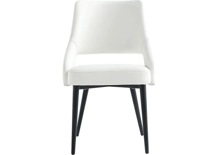 Owlwell White Dining Chair-White