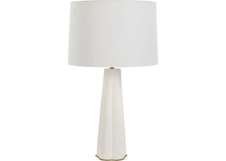 Orme Shade White Lamp-White
