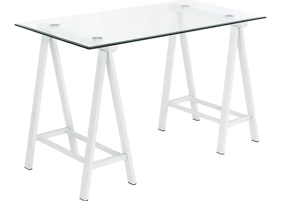 Lymenta White Desk-White