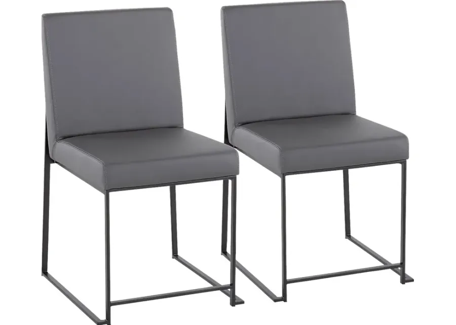 Bladens I Gray Side Chair Set of 2-Gray
