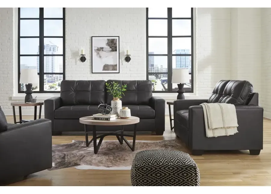 Harold Sofa And Loveseat Set - Carbon