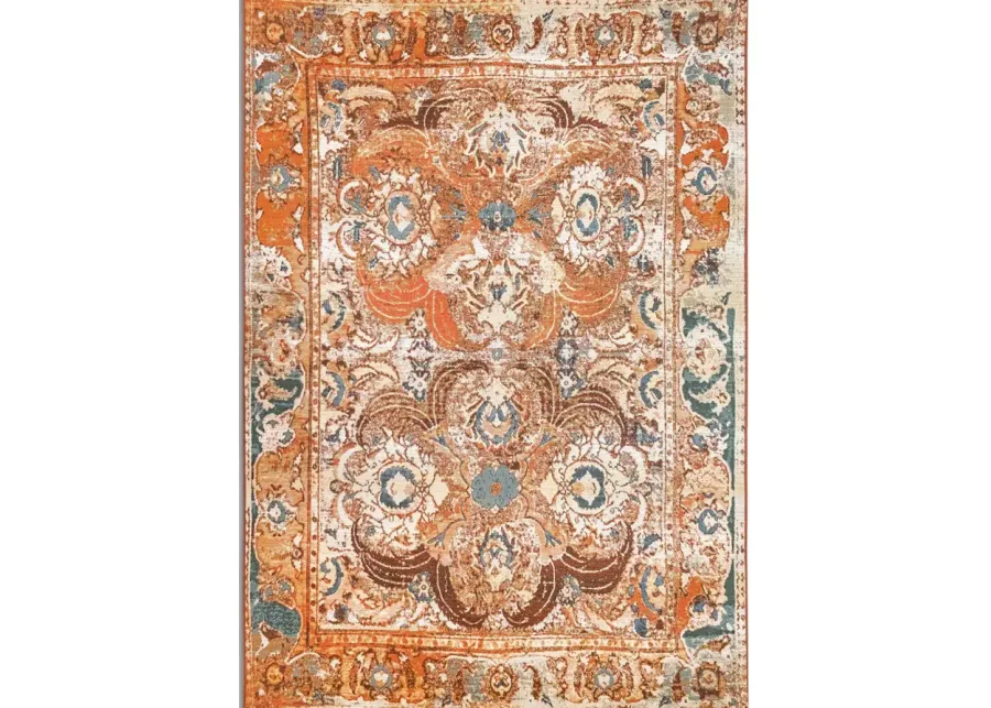 Marina Kashan Amber Area Rug - 4 10  X 7 6 