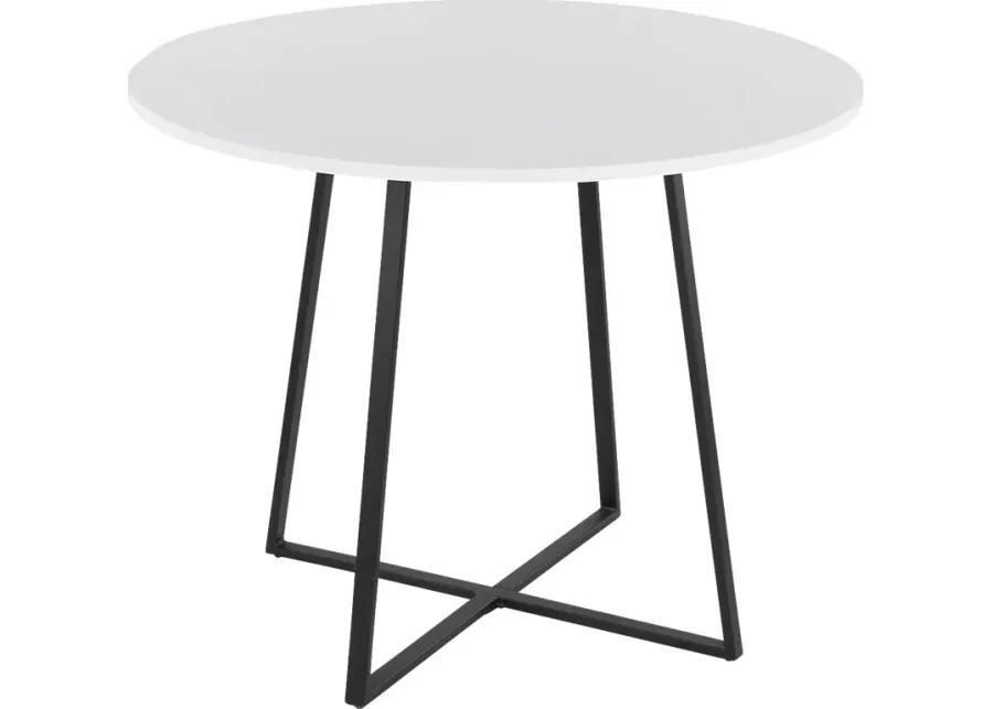 Sourwood IV White Dining Table-White