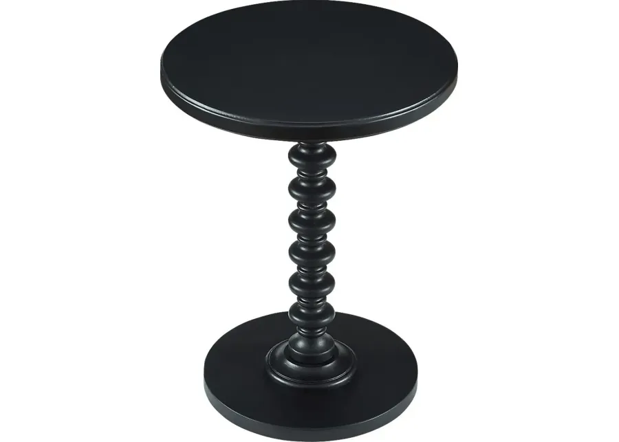 Kids Corby Black Accent Table-Black