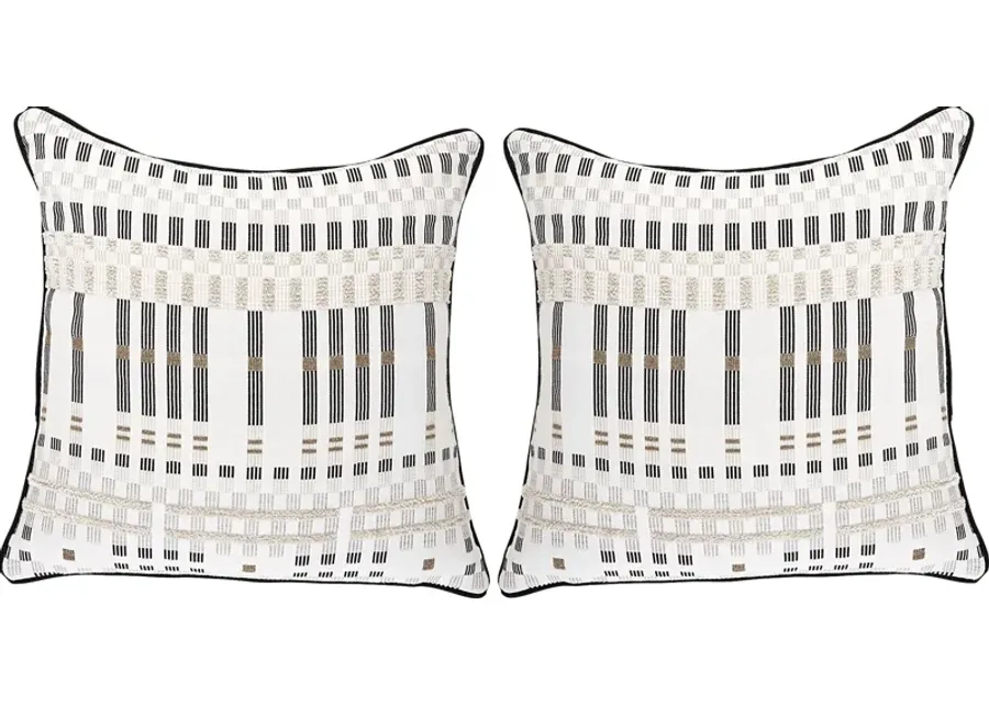 Approach Classic Beige Indoor/Outdoor Accent Pillows, Set of 2-19