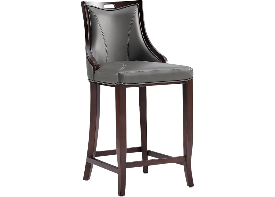 Bramblewoody Dark Gray Barstool-Dark Gray