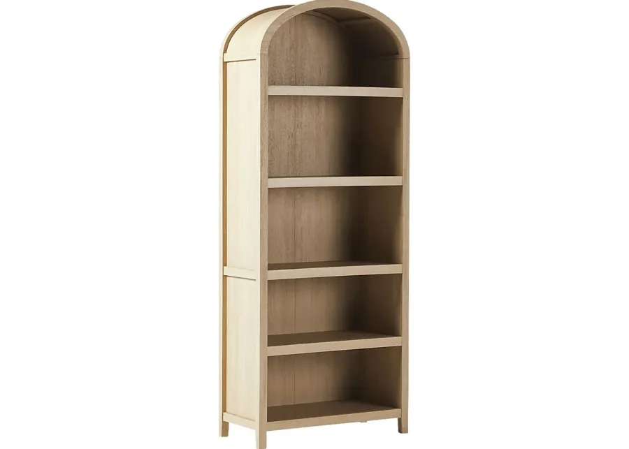 Annbick I Oak Bookcase-30
