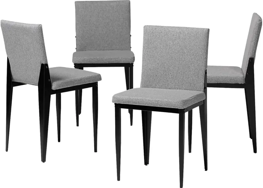 Aveniel Gray Dining Chair, Set of 4-Gray